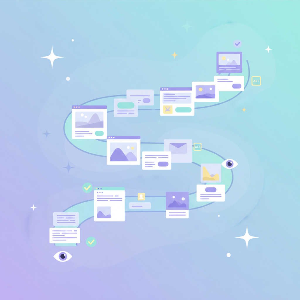 illustration of email design UX