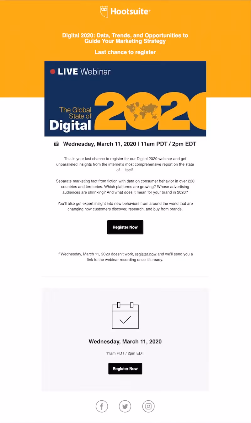 webinar email marketing