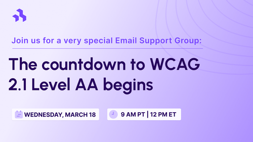 Email support group #5: Replay