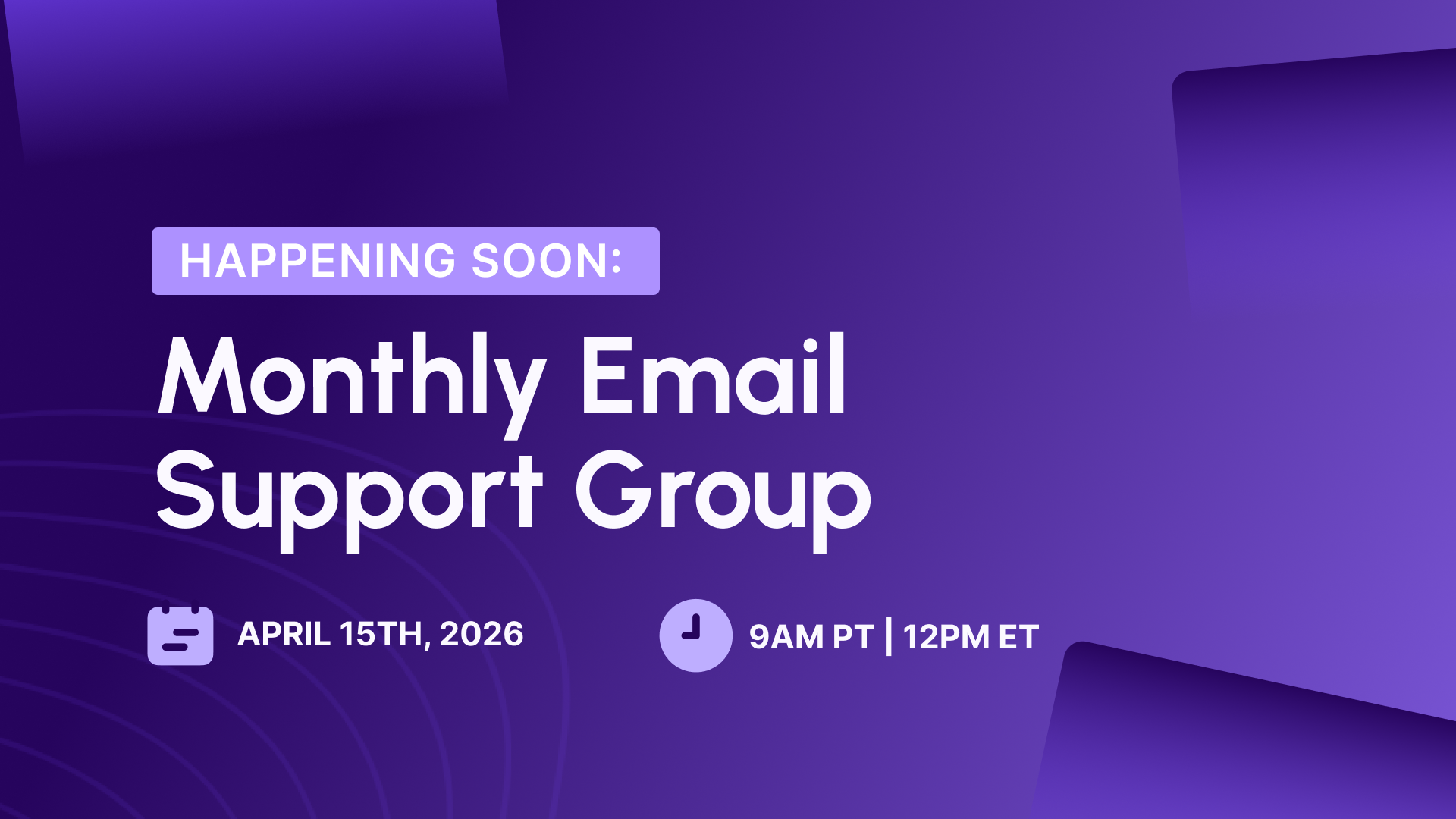 Email support group #6