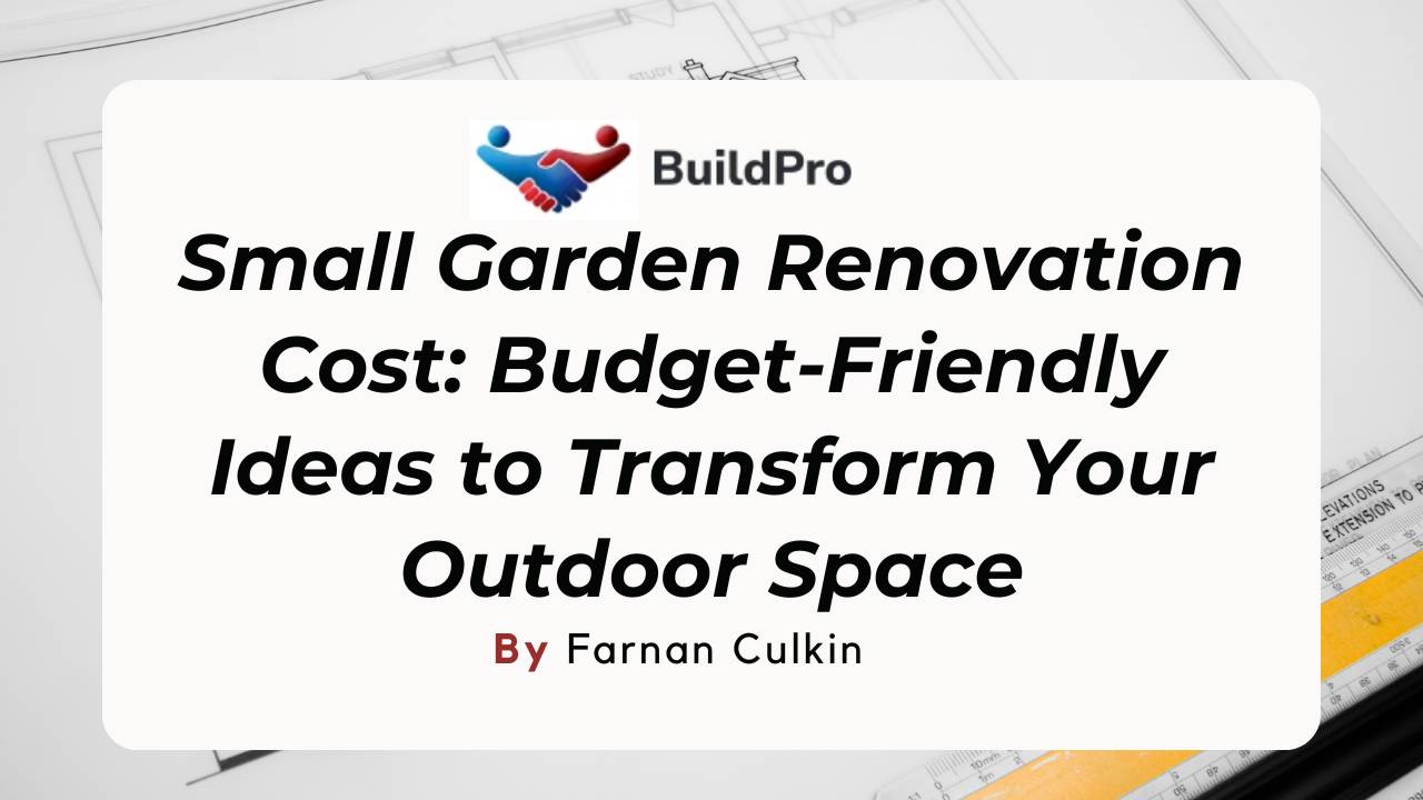 Curated visual reference: Fresh Look at Small Garden Renovation Cost Best Outdoor Transformation