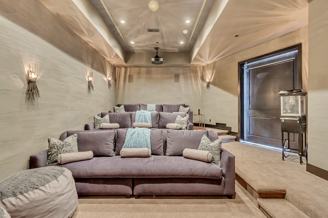 Covered porch with covered hot tub.