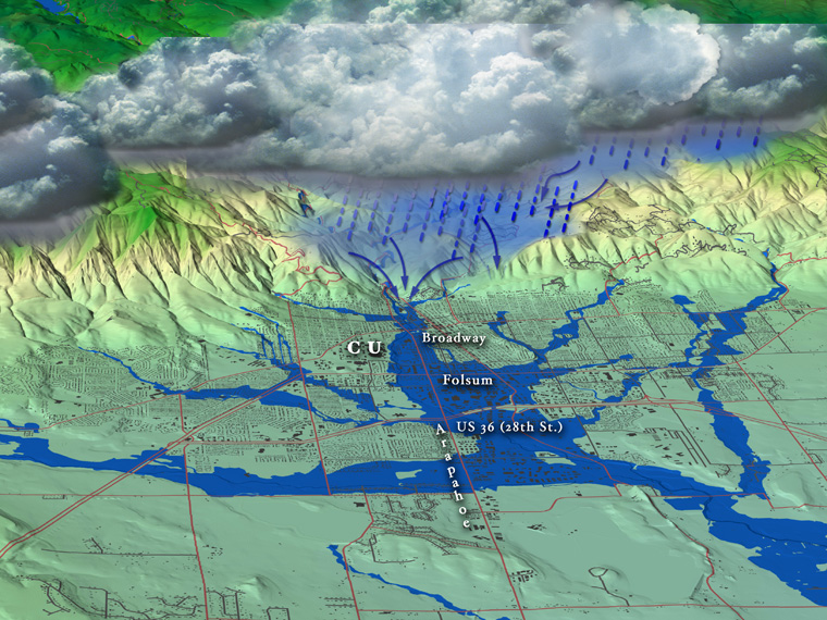 Boulder Colorado Flood Plain Map