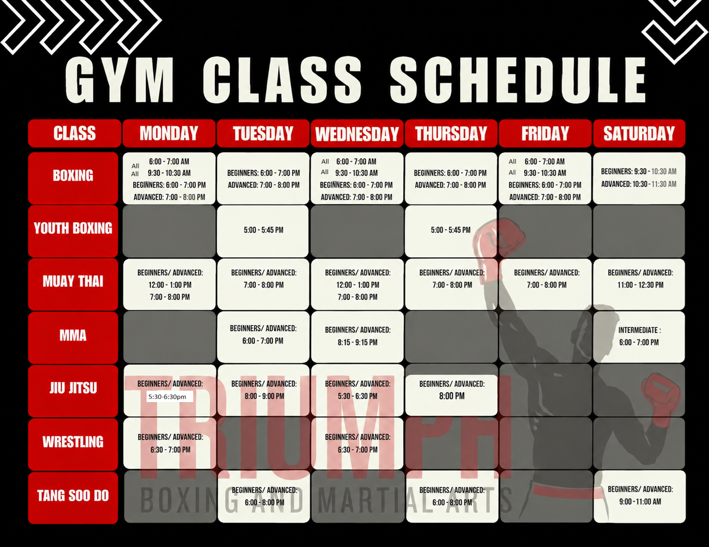 SCHEDULE