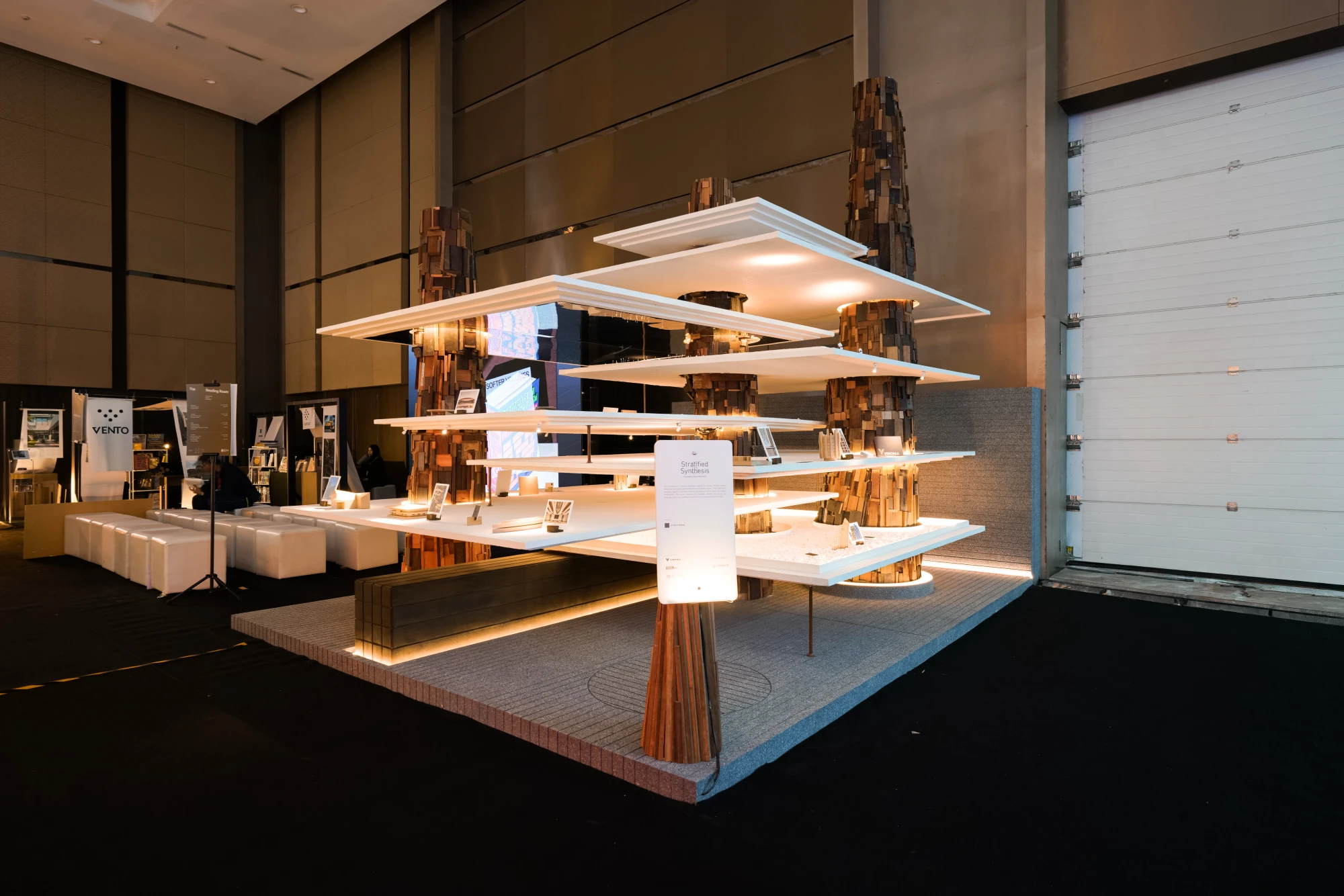 Instalasi Stratified Synthesis karya Vimonia dan Studio MMAR di NAIFEST 2026, ICE BSD