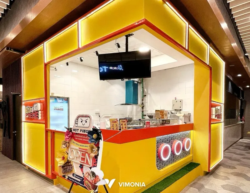 Interior booth F&B Nori Taco, BSD – proyek Vimonia