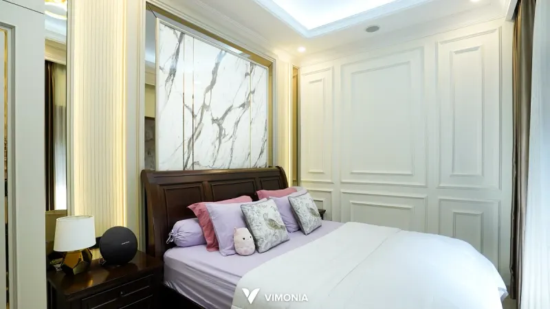 Interior rumah Classic Taman Venesia, Sentul – proyek Vimonia
