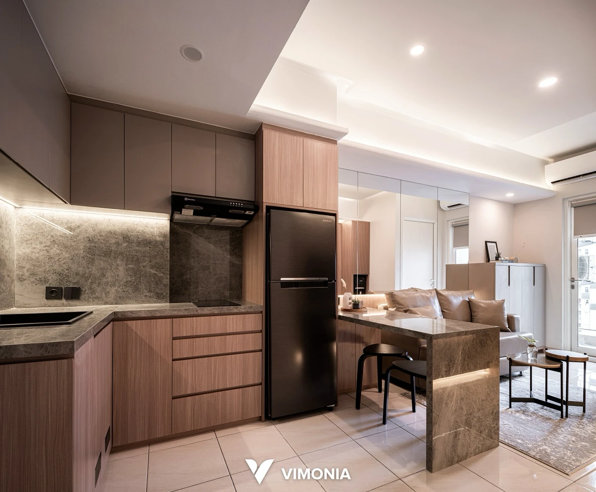 desain interior dapur minimalis modern vimonia