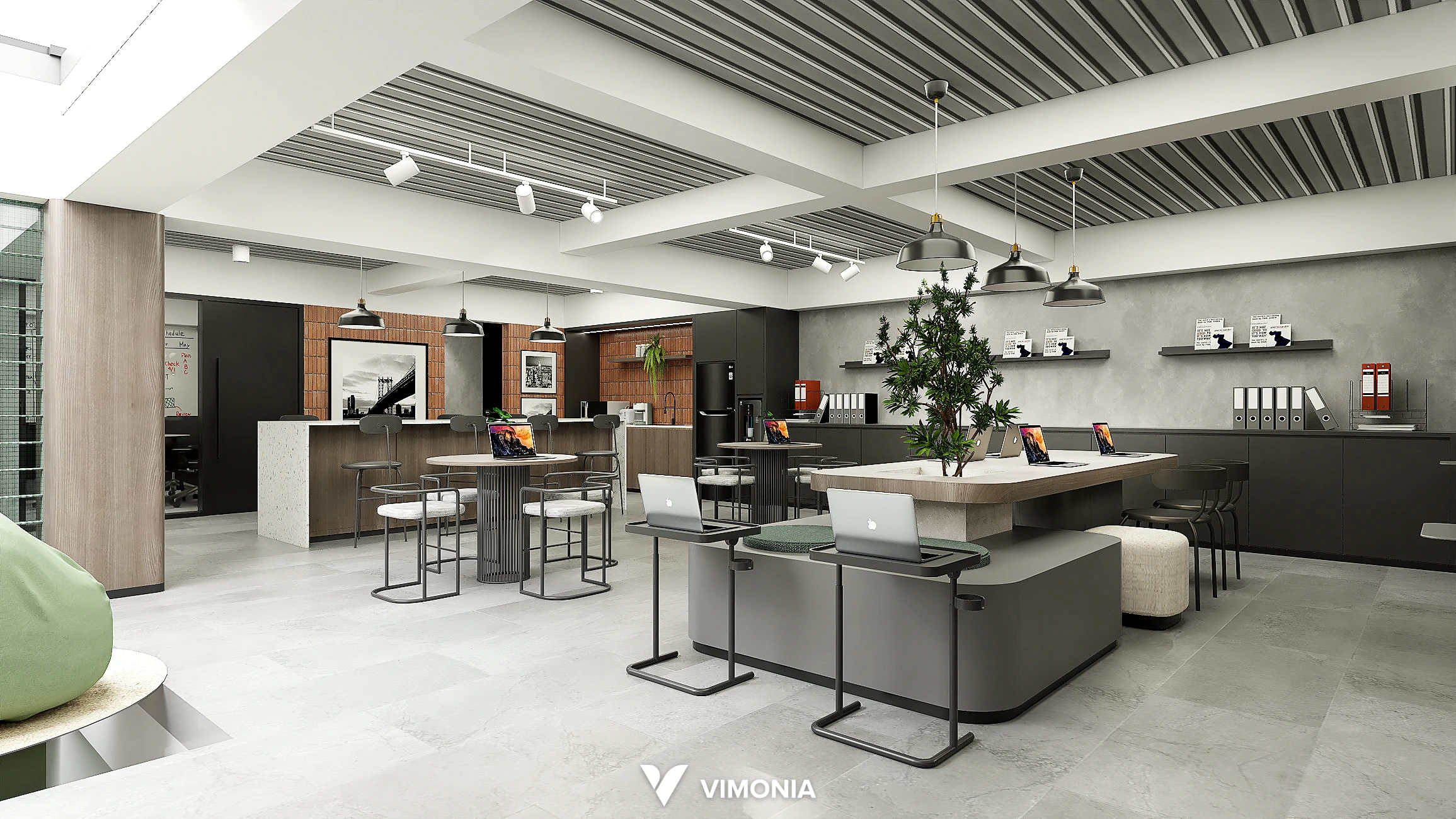 desain interior kantor kame vimonia kemayoran jakarta