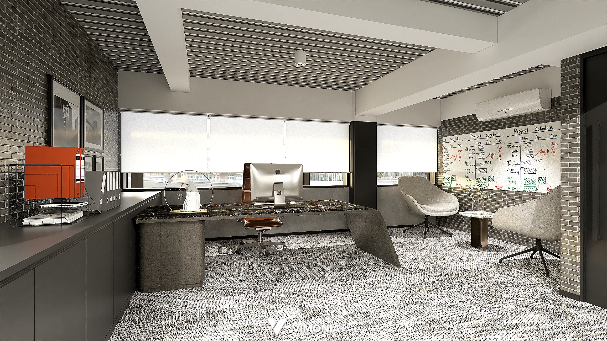 desain interior kantor kame vimonia kemayoran jakarta