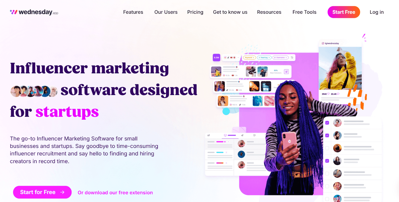 Al text: img src="wednesdayapp-overview-Make Influence-alternatives" alt="Wednesday.App Overview Make Influence Alternatives