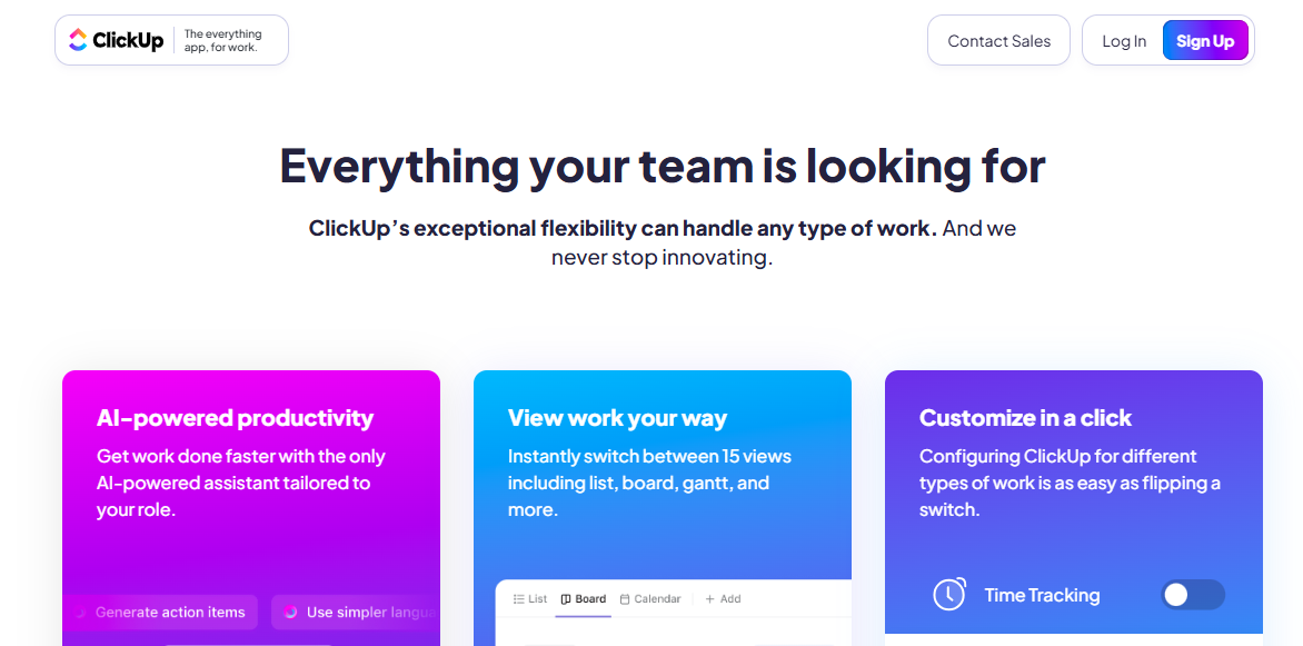 Al text: img src="clickup-overview-project-management-tools-alternatives" alt="ClickUp Overview Project Management Tools Alternatives