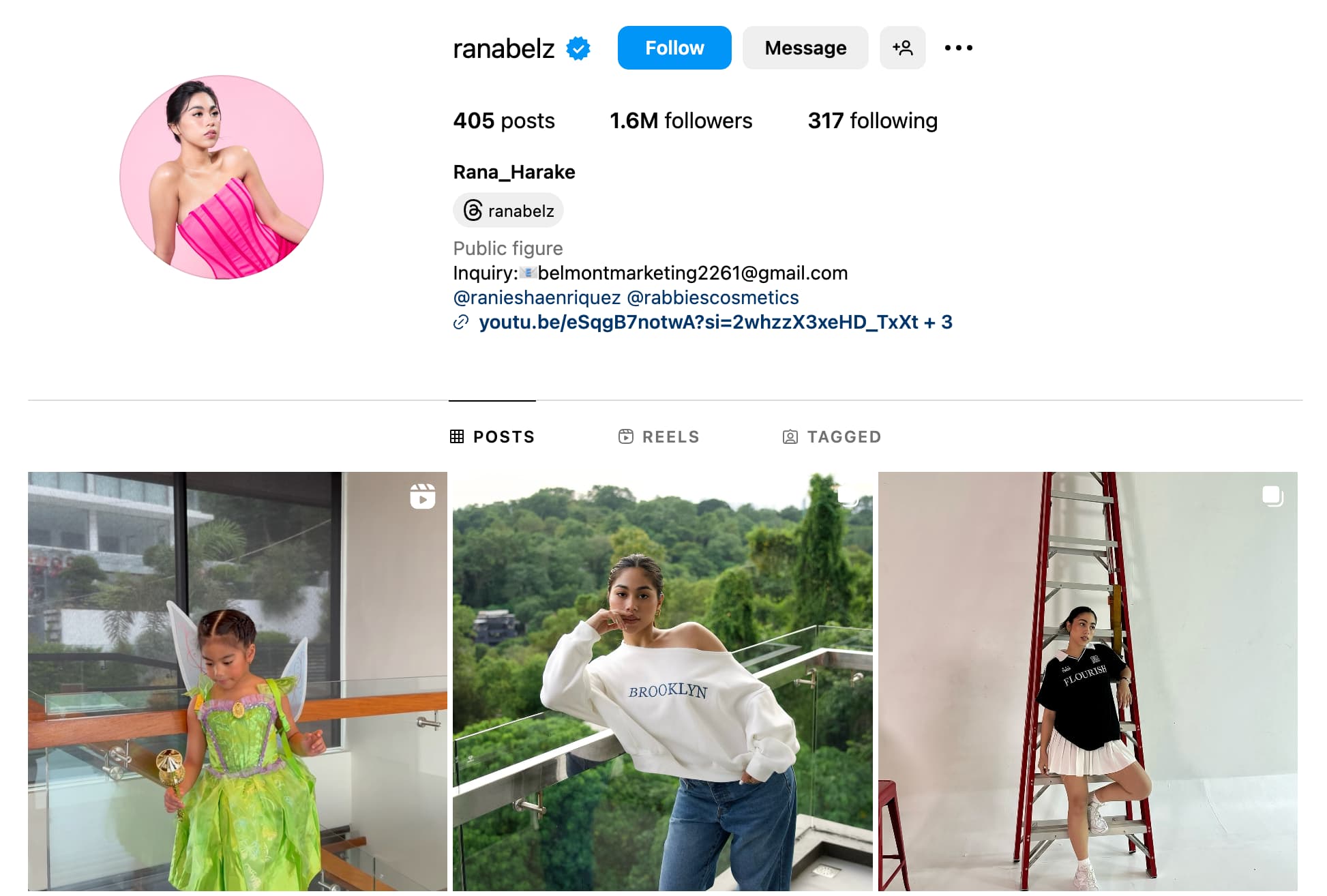 <img src="ranabelz-instagram-philippines" alt="Rana Harake Filipino Instagram Influencers">