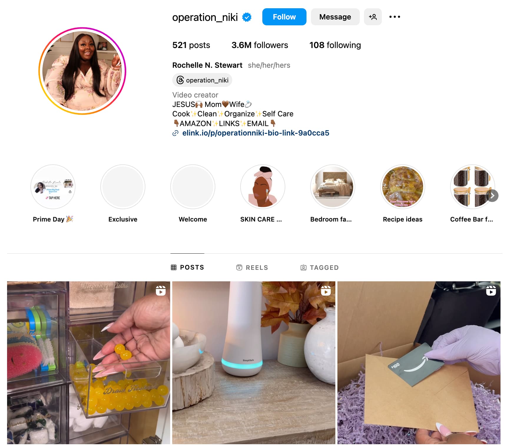 <img src="operation-niki-us-amazon-instagram-influencer" alt="Rochelle N Stewart US Amazon Instagram Influencers">