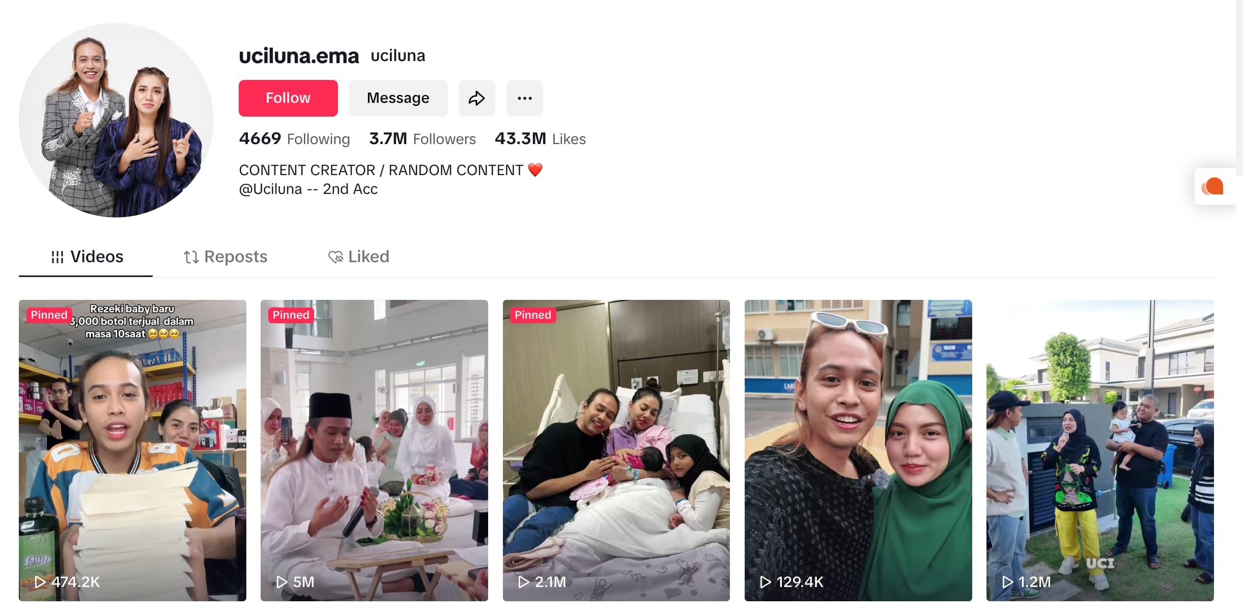 <img src="ucilena-ema-malaysian-tiktok-influencer" alt="Ucilena Malaysian TikTok Influencers">