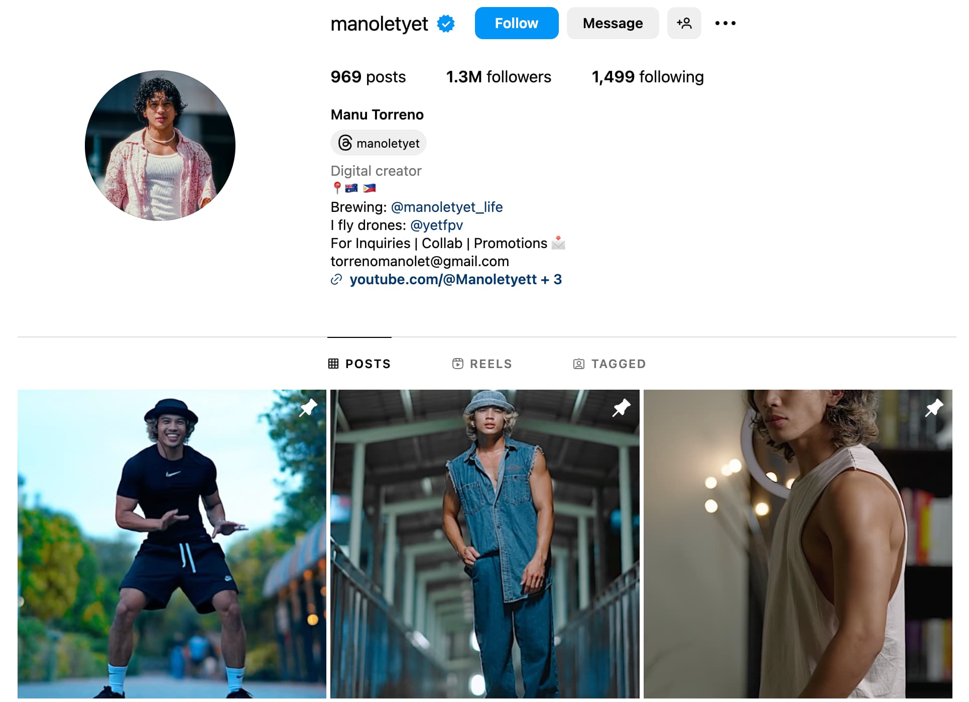 <img src="manoletyet-instagram-philippines" alt="Manu Torreno Filipino Instagram Influencers">