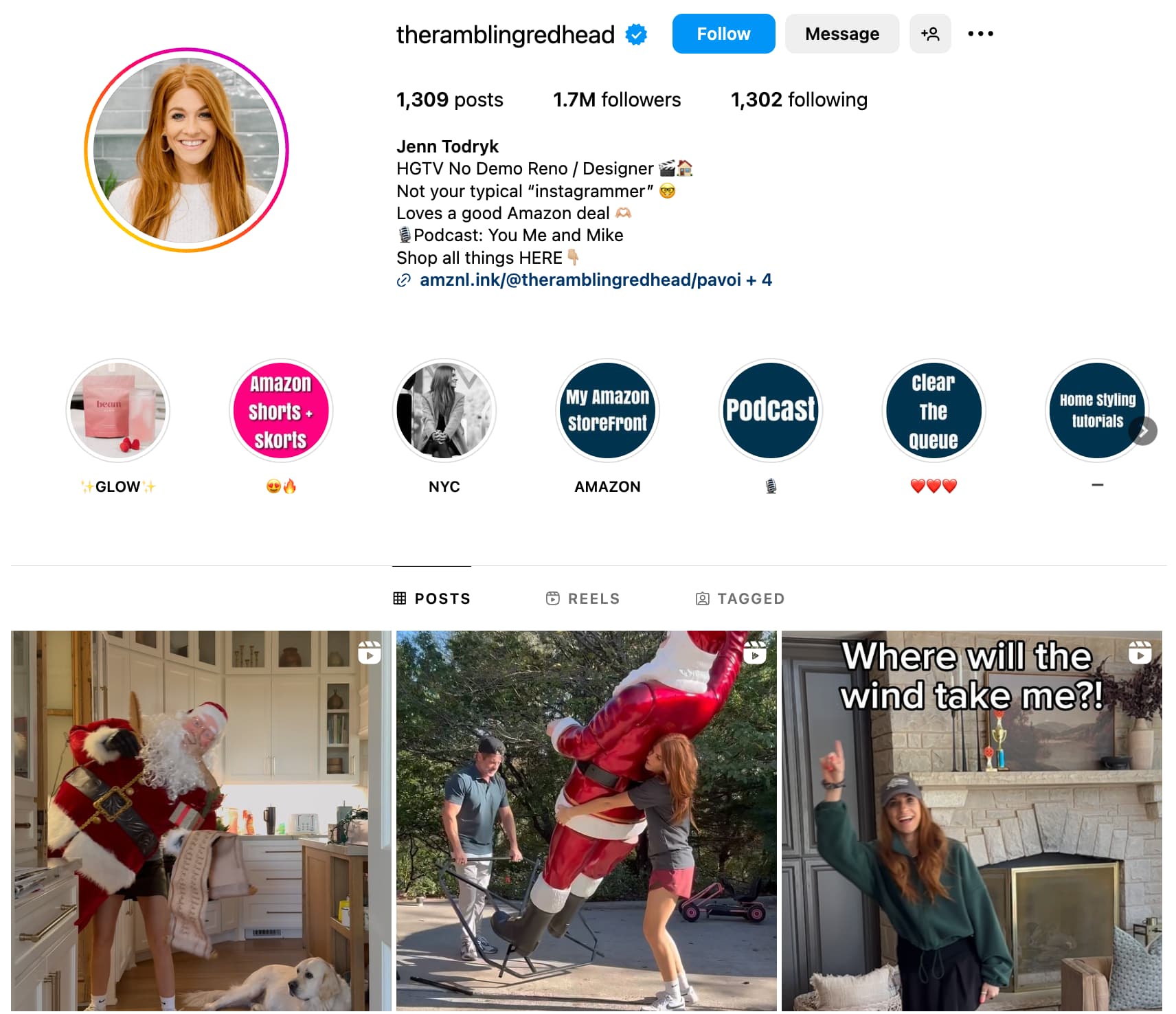 <img src="theramblingredhead-us-amazon-instagram-influencer" alt="Jenn Todryk US Amazon Instagram Influencers">