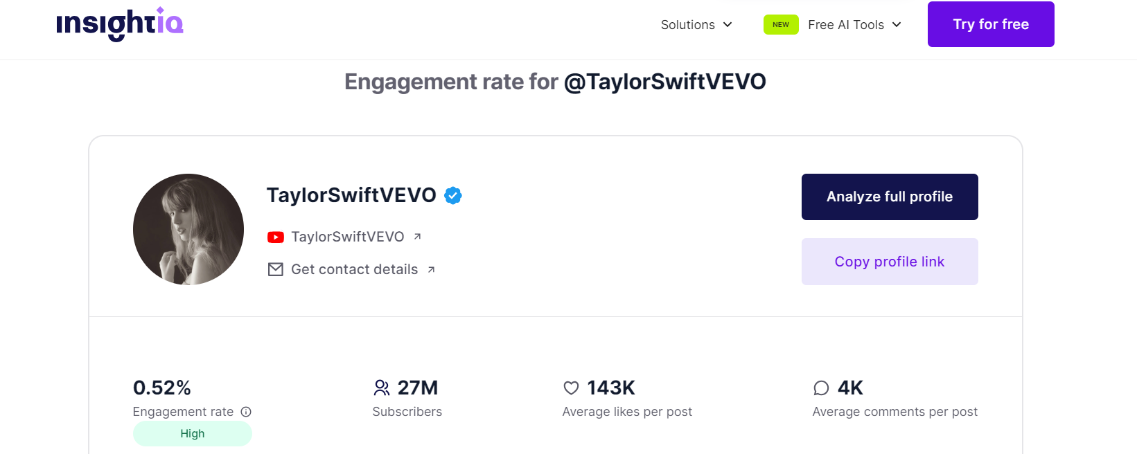 <img src="insightIQ-youtube-engagement-rate-calculator.png" alt="InsightIQ youtube engagement rate calculator">