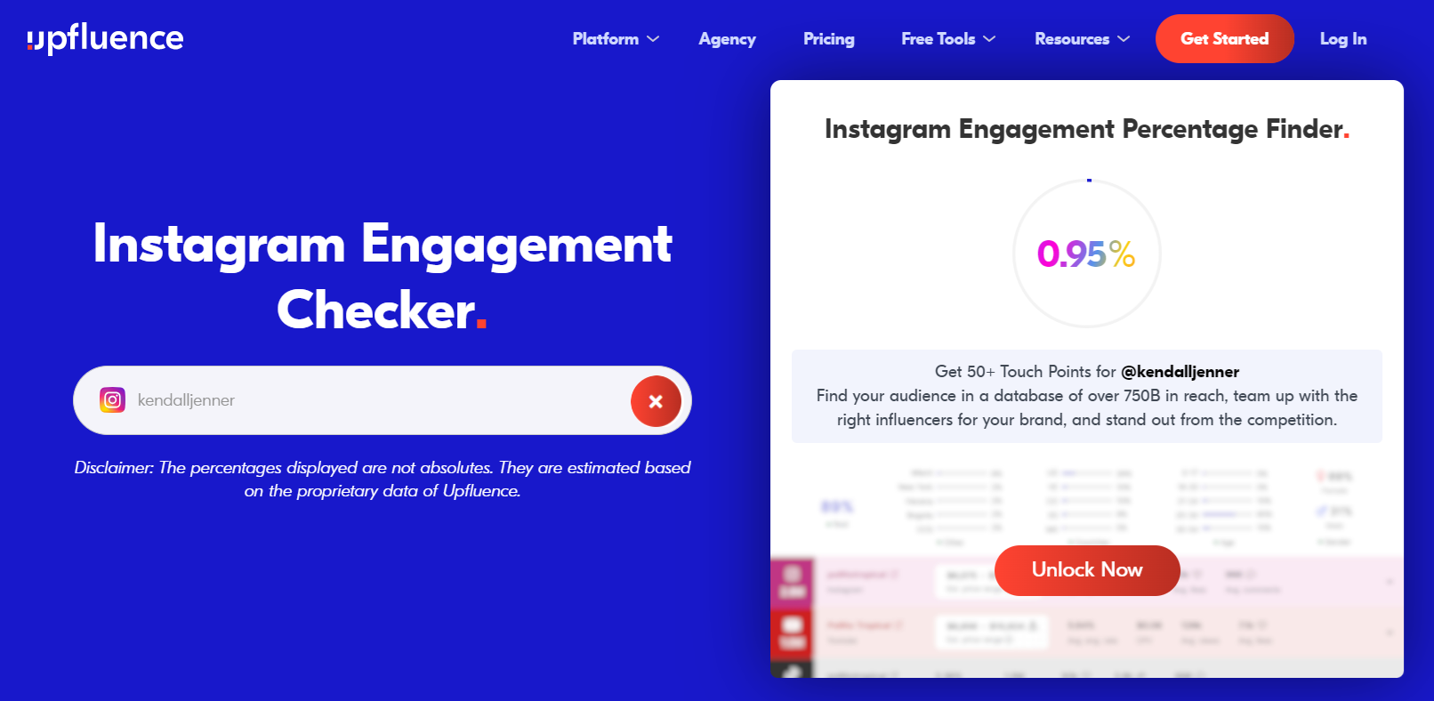 <img src="upfluence-instagram-engagement-rate-calculator.png" alt="Upfluence engagement rate calculator for instagram">