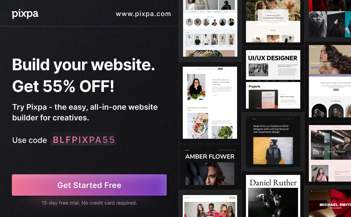 Black Friday Pixpa