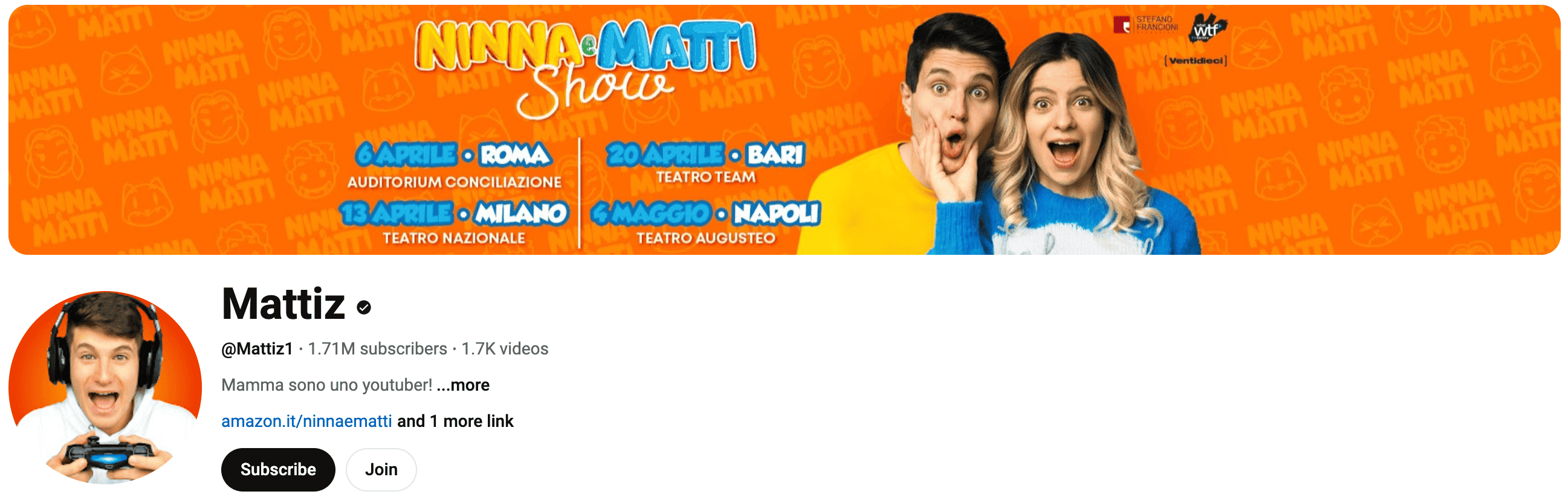 <img src="mattiz-italian-youtube-influencer" alt="Mattiz Italian YouTube Influencers">