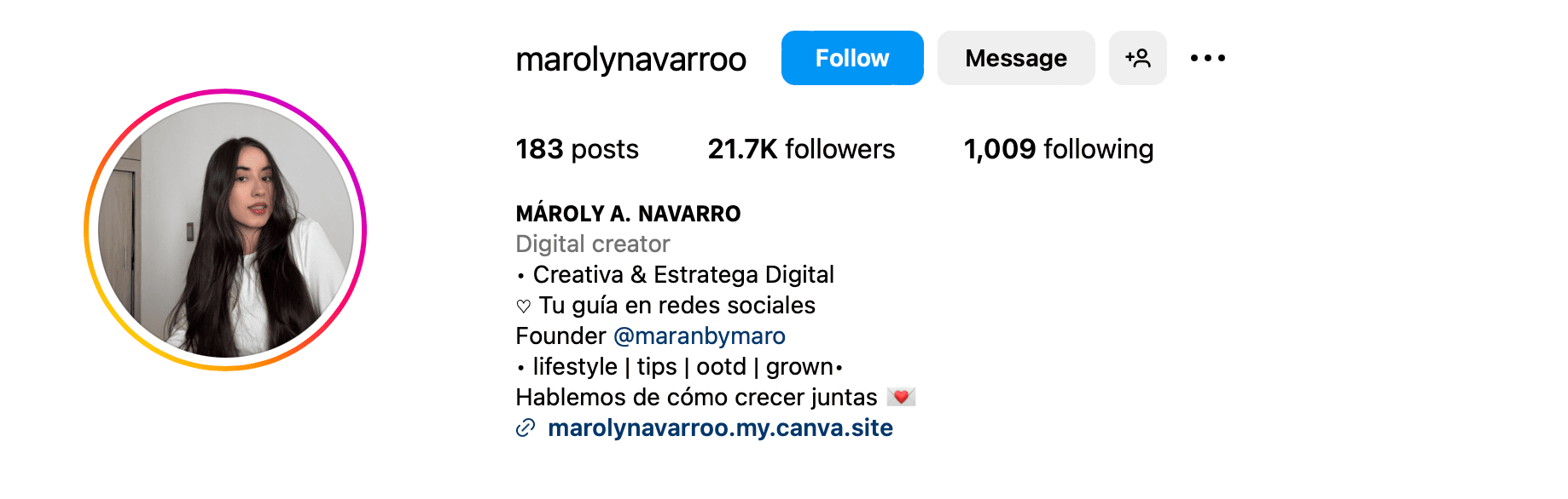 <img src="marolynavarro-cucuta-instagram-influencer" alt="Marolyn Navarro Espinel Cúcuta Instagram Influencers">