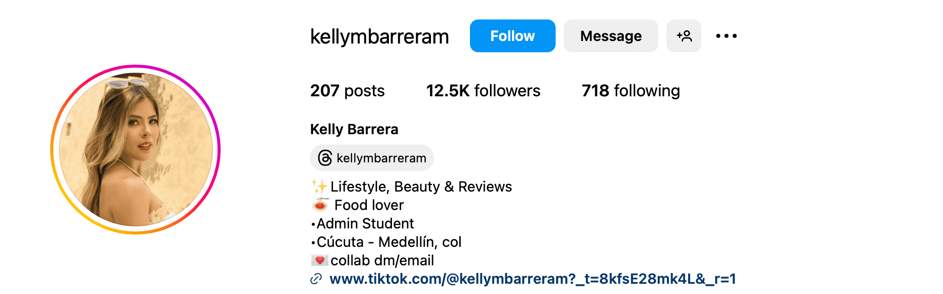 <img src="kellybarrera-cucuta-instagram-influencer" alt="Kelly Barrera Cúcuta Instagram Influencers">