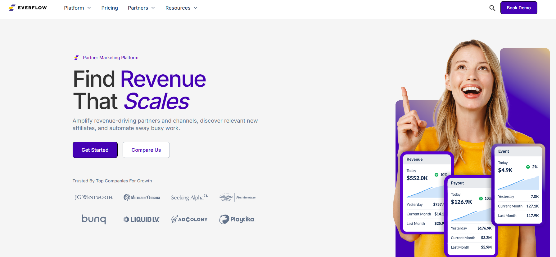 Al text: img src="everflow-overview-affiliate-tracker-tools-for-commission-management-alternatives" alt="Visão geral do Everflow Ferramentas de rastreamento de afiliados para alternativas de gerenciamento de comissões