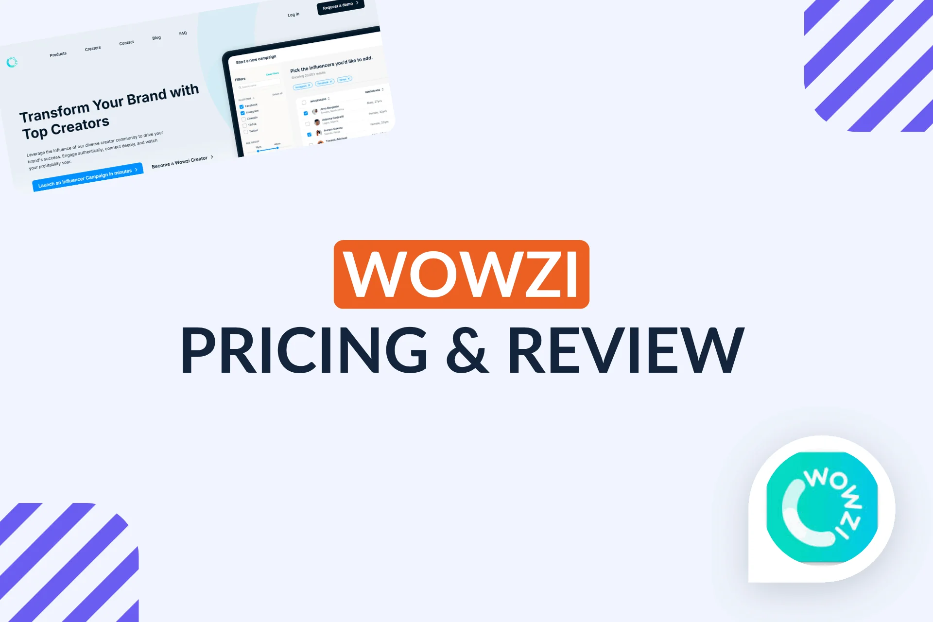 Wowzi Pricing & Review