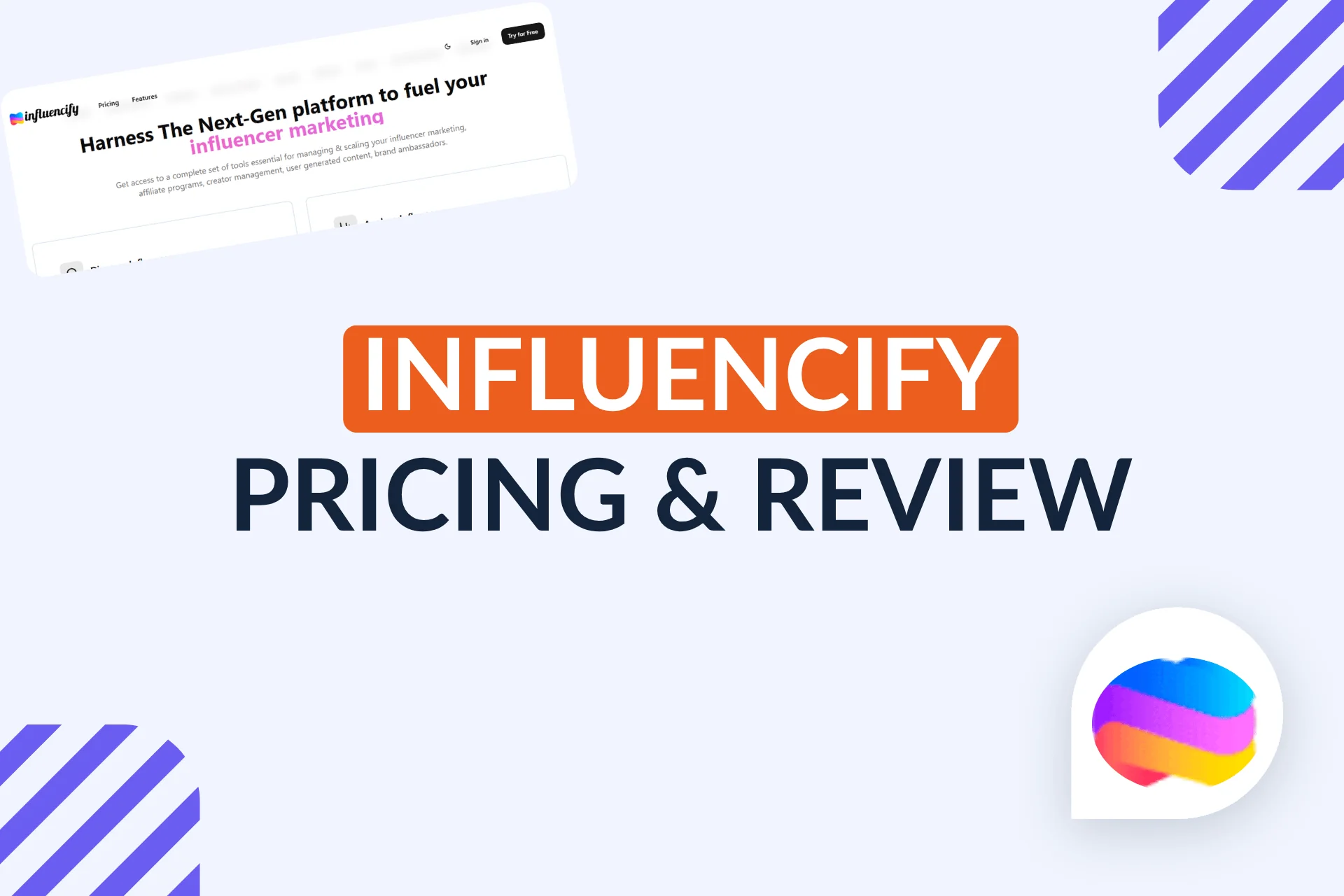 Influencify Pricing & Review
