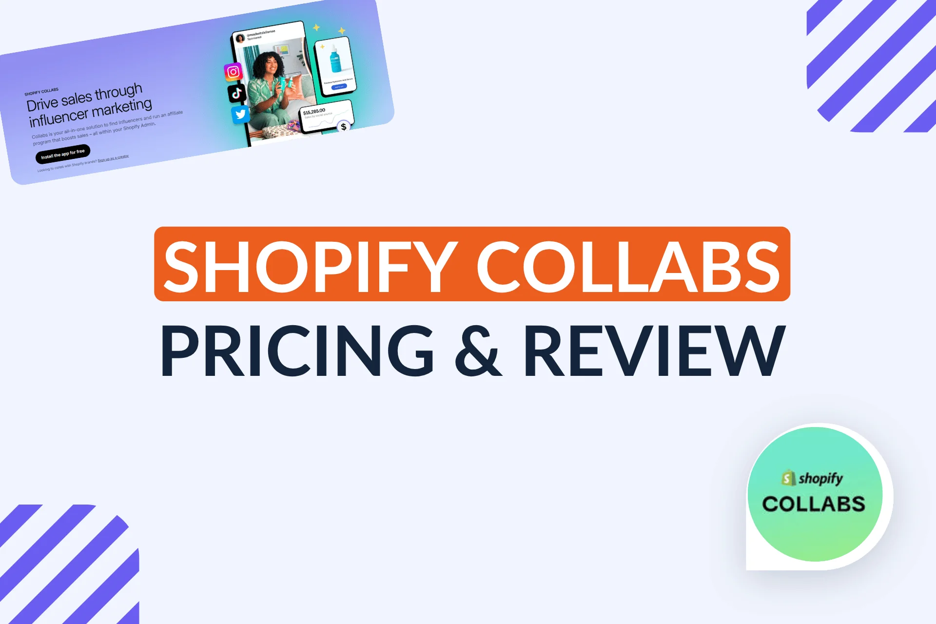 Shopify Collabs Pricing & Review