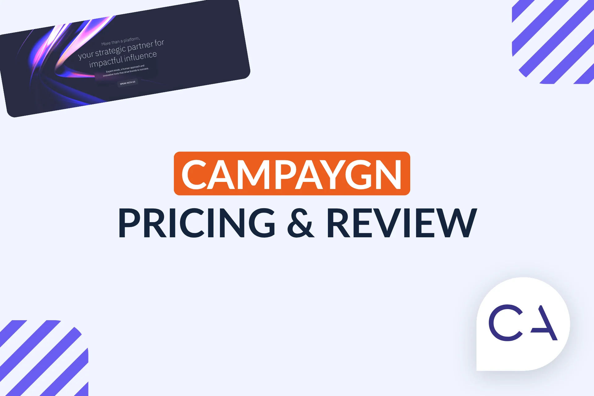 Campaygn Pricing & Review