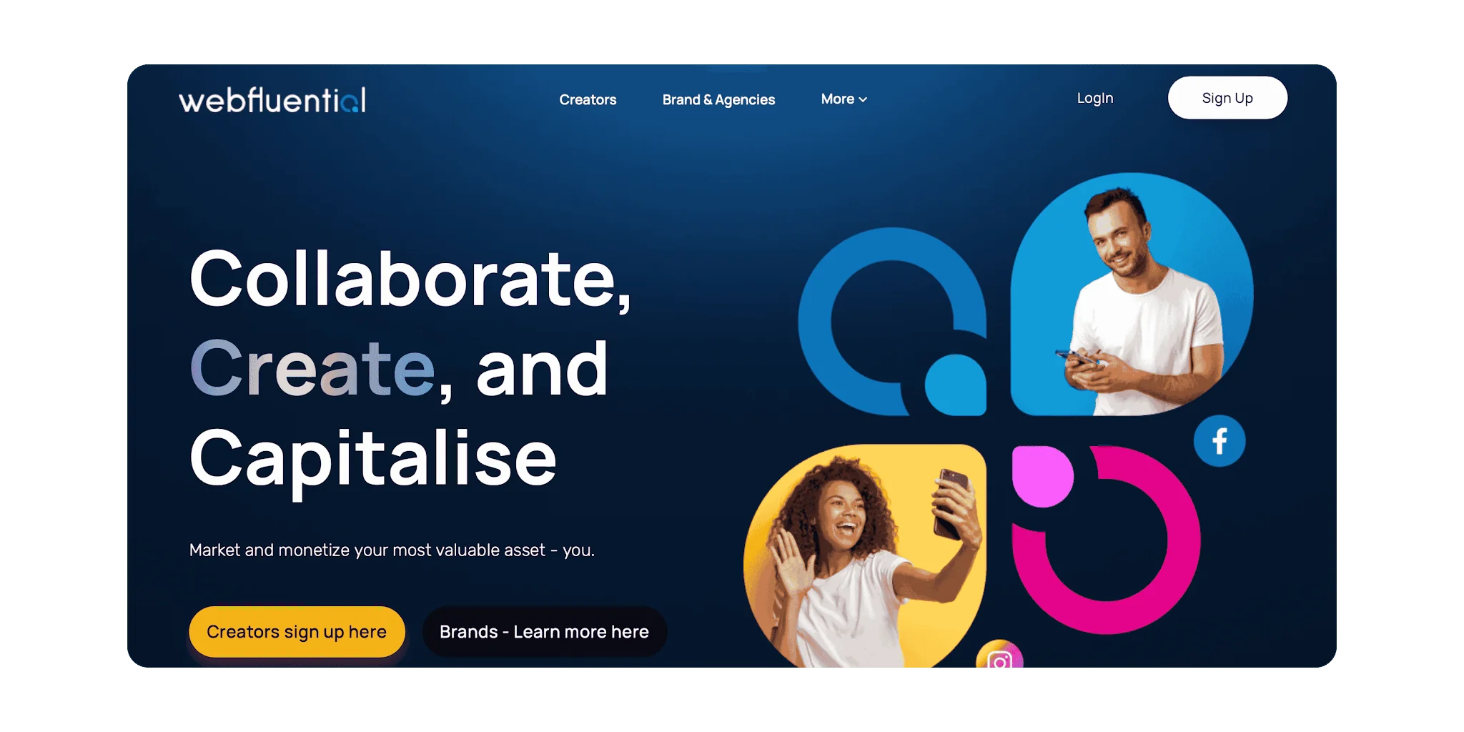 منصة دفع Webfluential للمؤثرين
