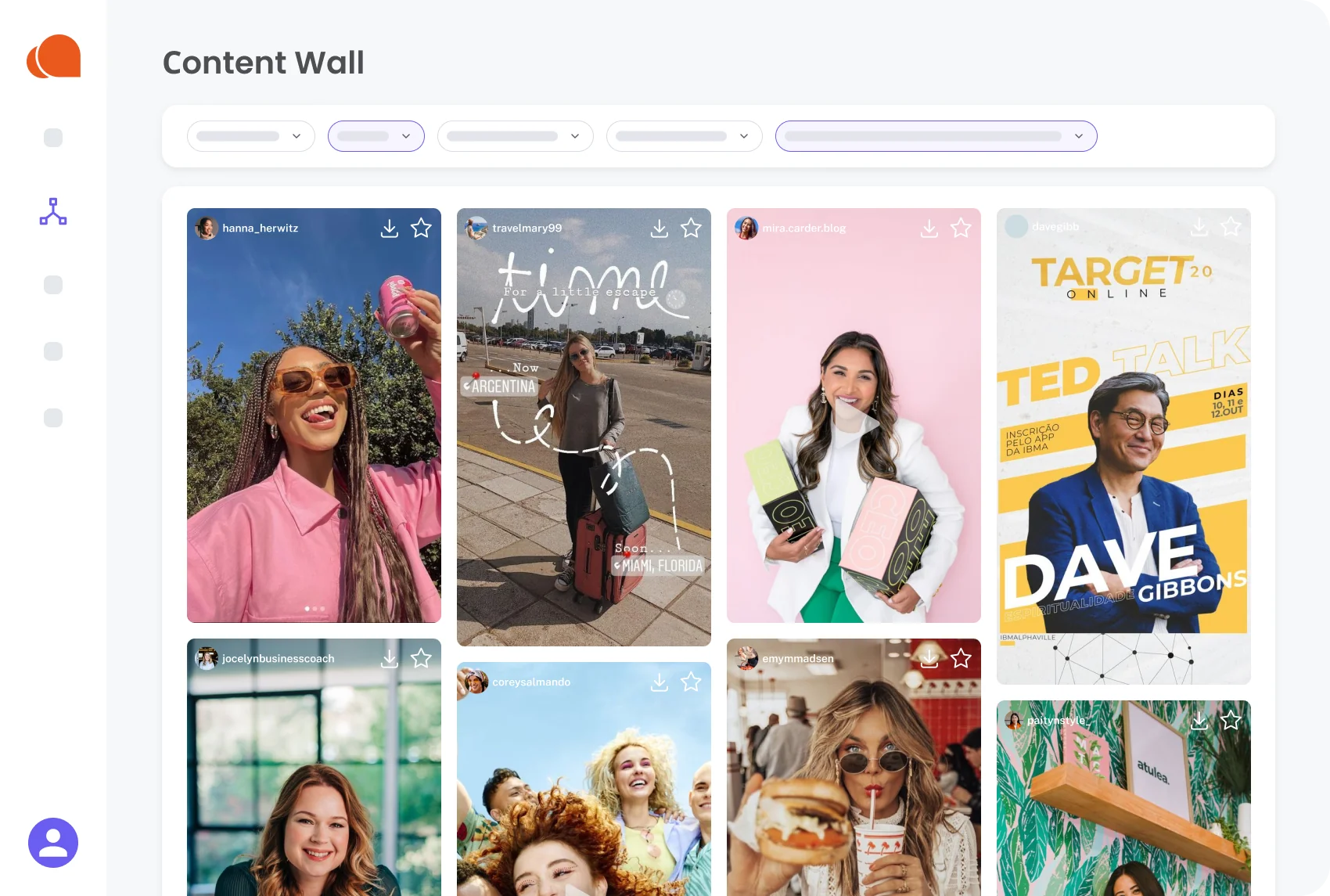 Influencer Hero UGC Library