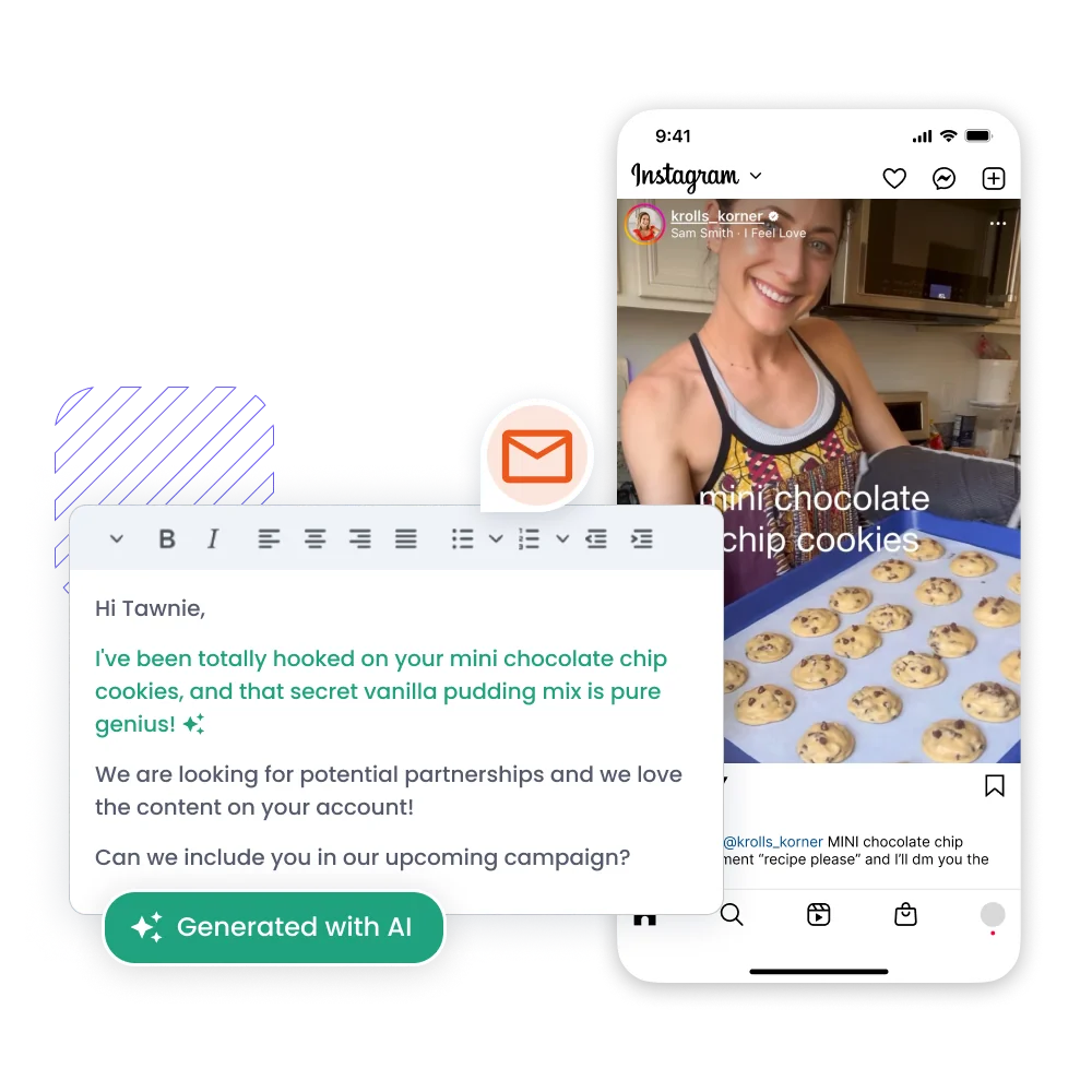 Influencer Hero AI Personalized Outreach Example