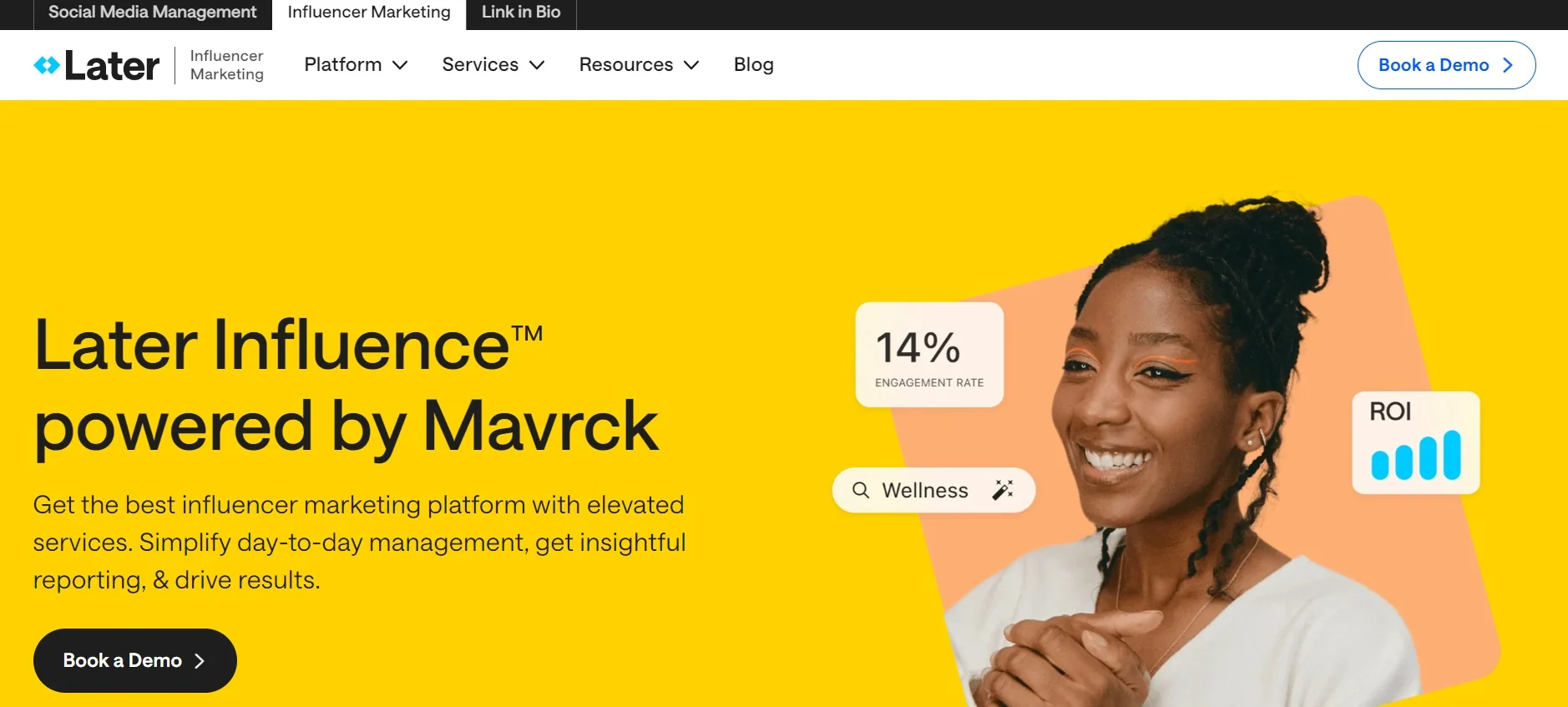 Later Influencer CRM