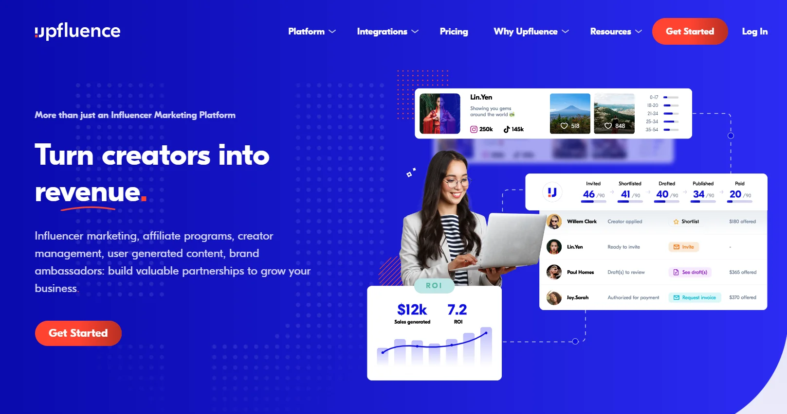 Upfluence Influencer CRM