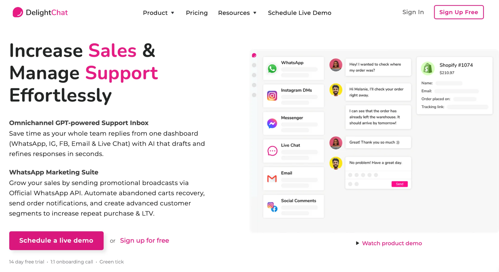 DelightChat Overview Customer Support Tools Alternatives