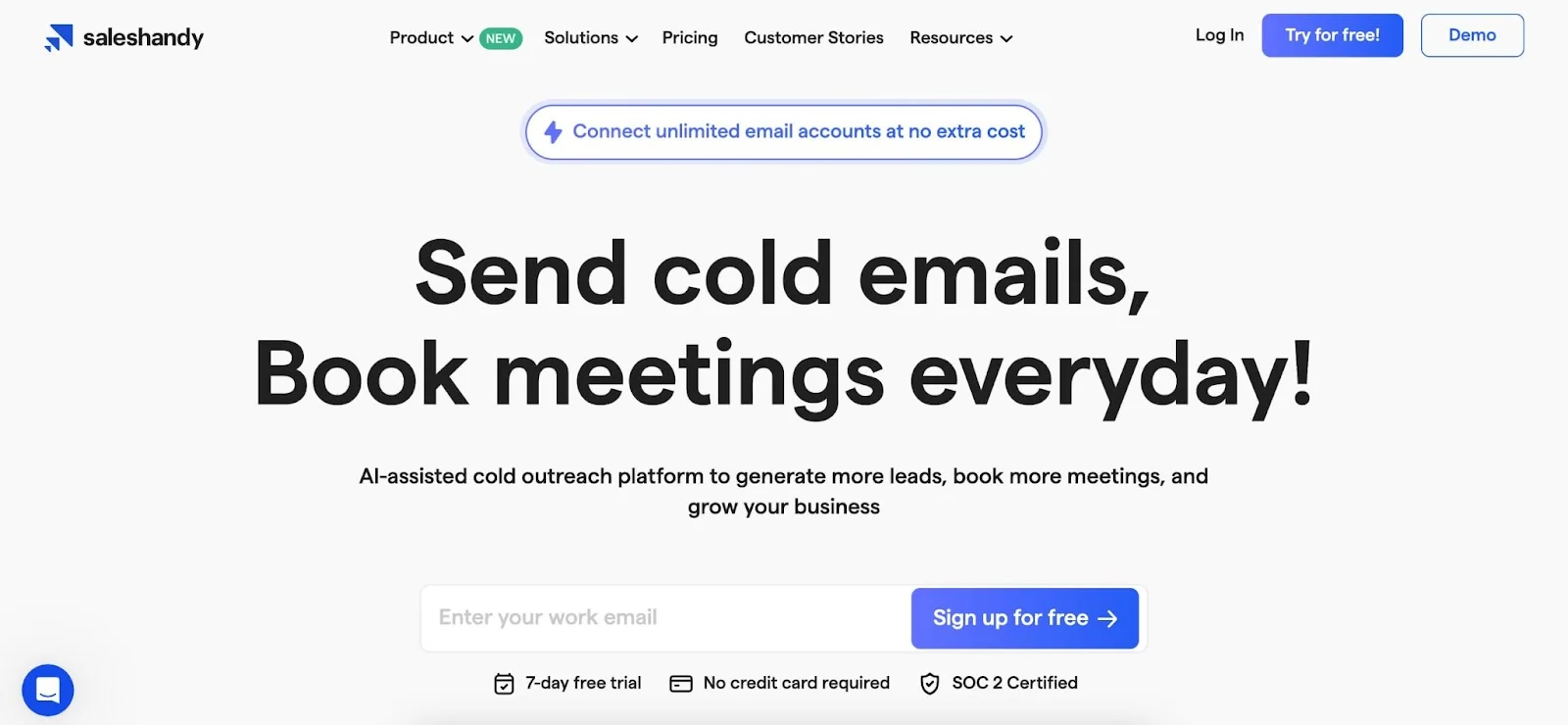 Herramienta de Email Frío SalesHandy