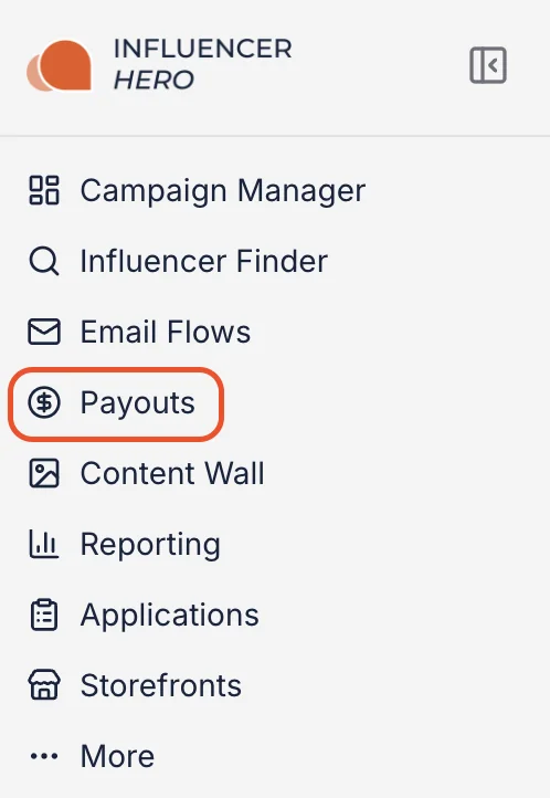 Influencer Hero Request Payout