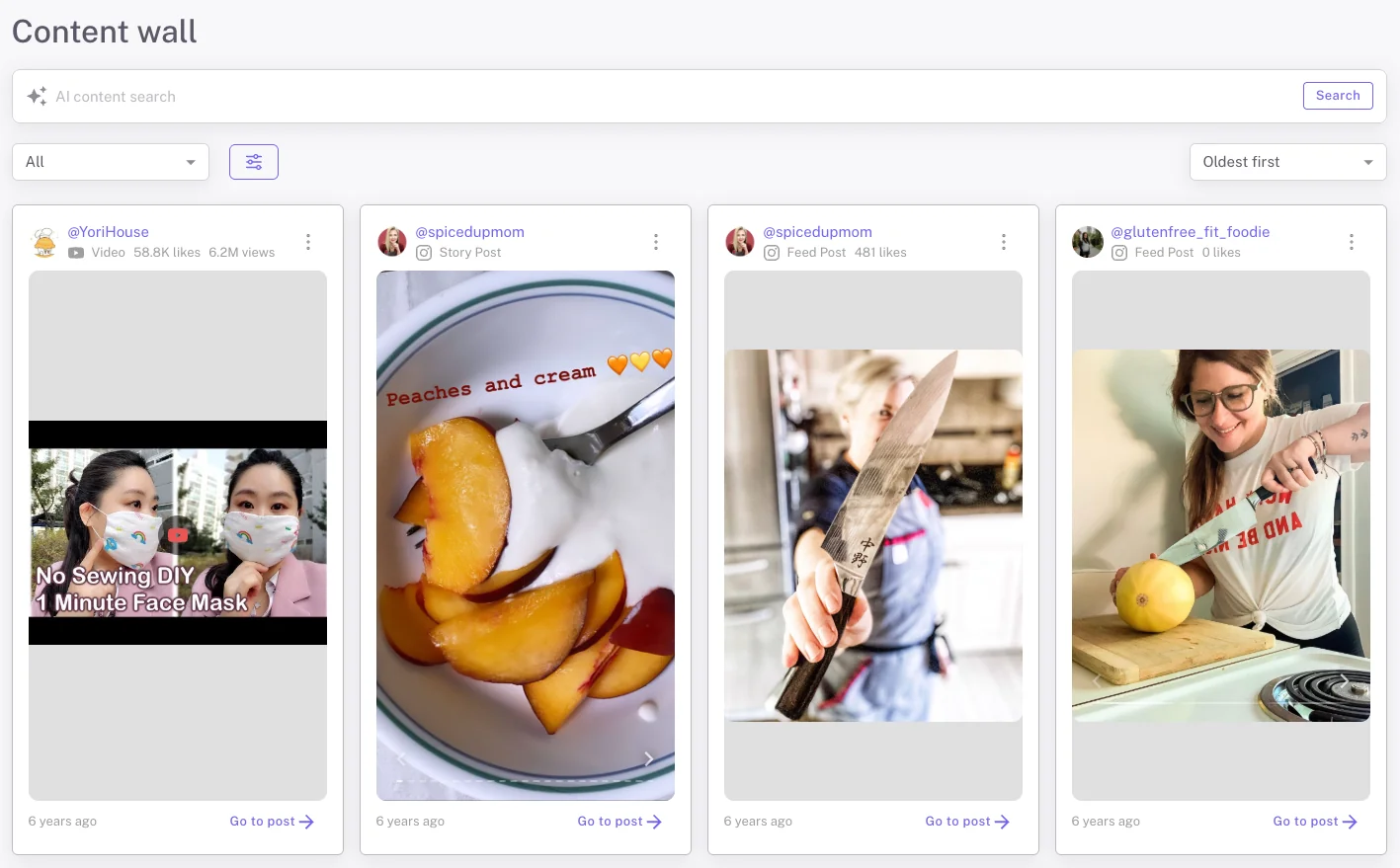 Influencer Hero UGC Content Library