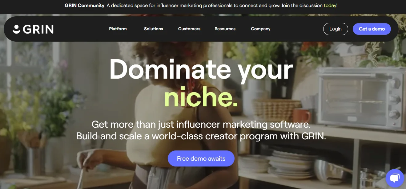 GRIN Genel Bakış Shopify için influencer marketing yazılımı