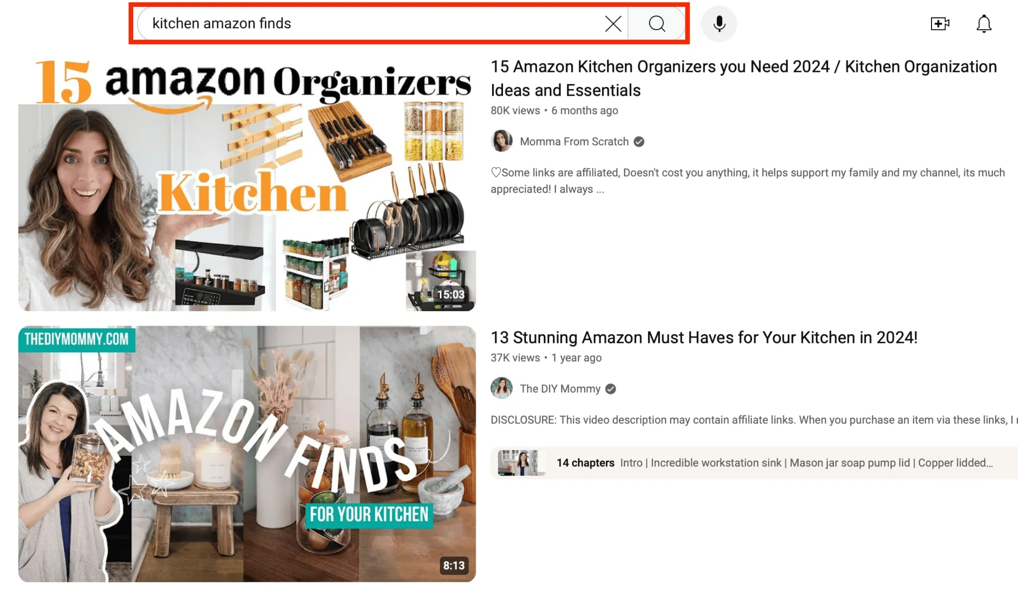 Risultati ricerca YouTube per Amazon kitchen finds