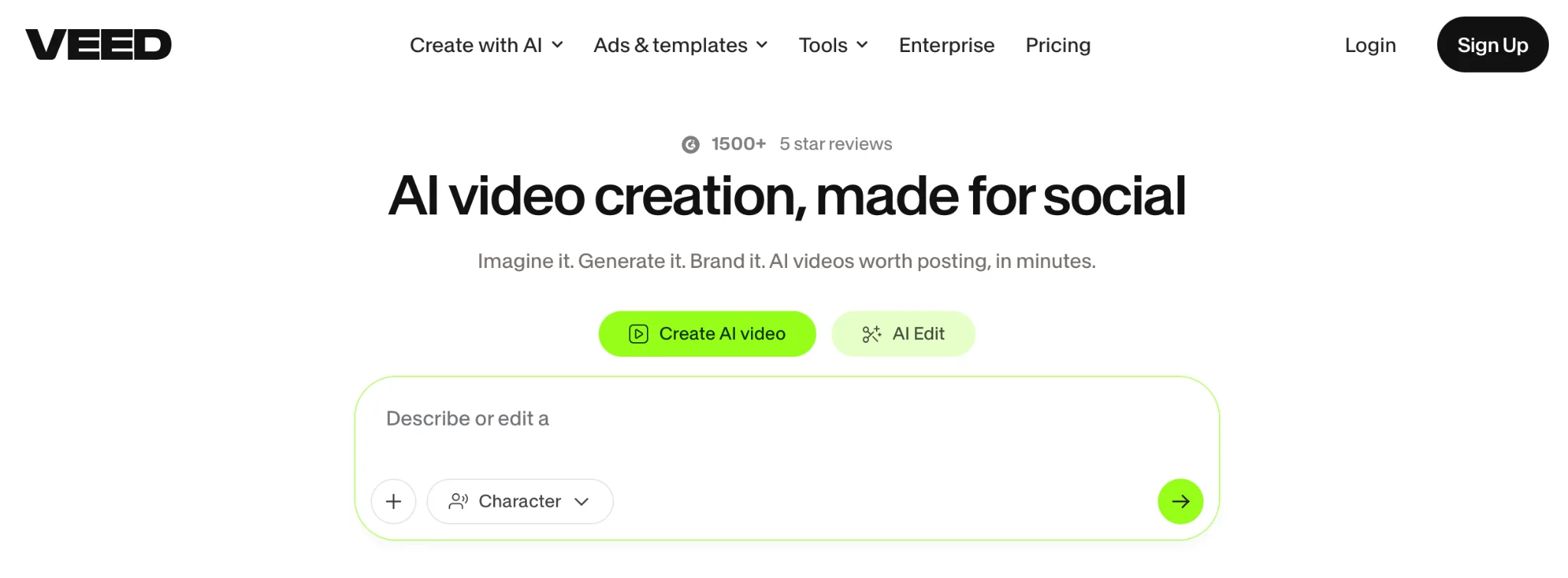 VEED.IO Creative Editing Tool