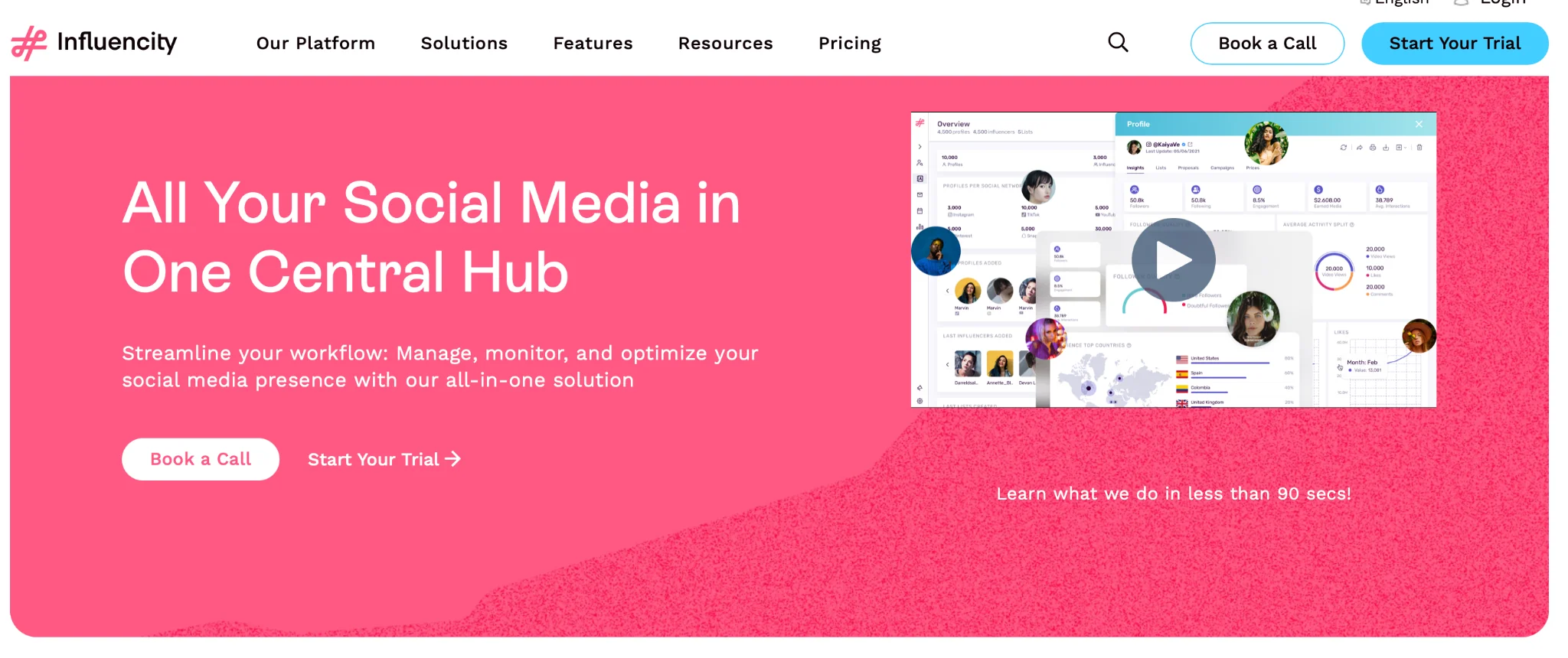 Influencity overview - Klear alternatives