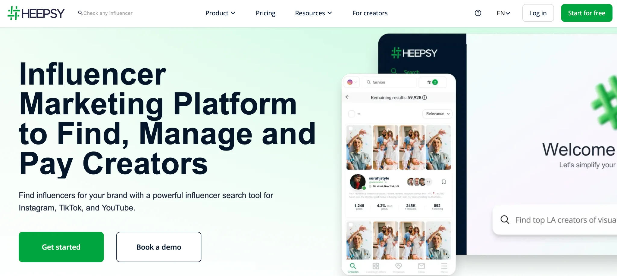 Heepsy overview - Klear alternatives