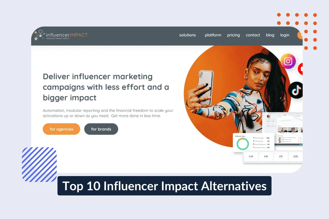Top 10 Alternatives à Influencer Impact en 2026 : Fonctionnalités, Tarification et Avis