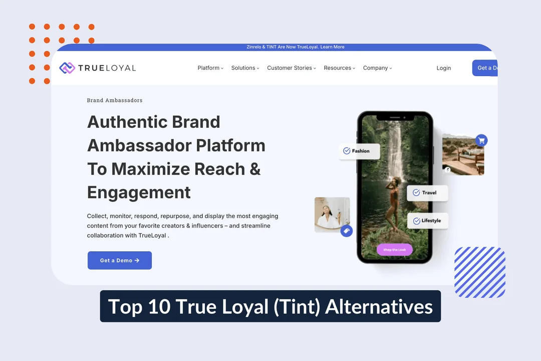Top 10 Alternativas de True Loyal (Anteriormente TINT) en 2026: Características, Precios y Reseñas