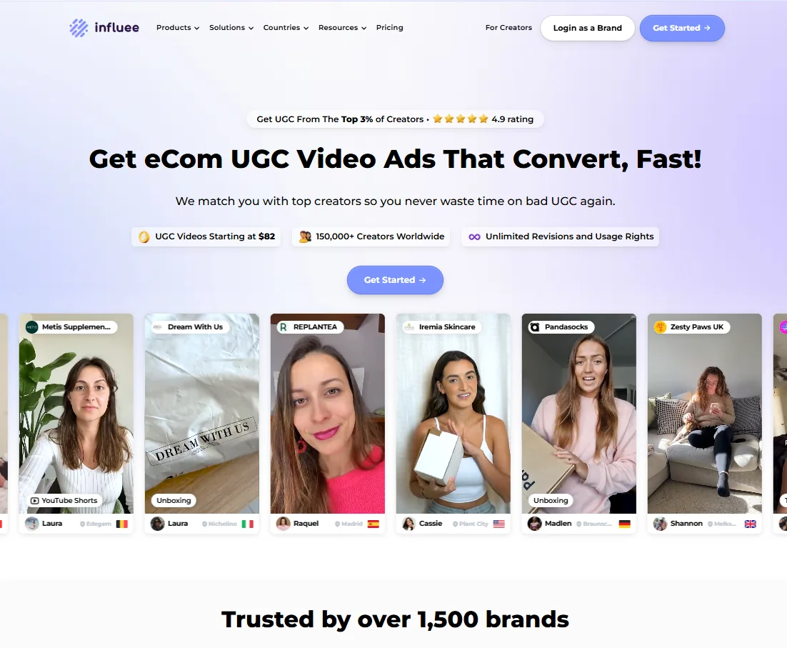 Influencer Hero Übersicht - UGC-Plattformen für E-Commerce-Marken