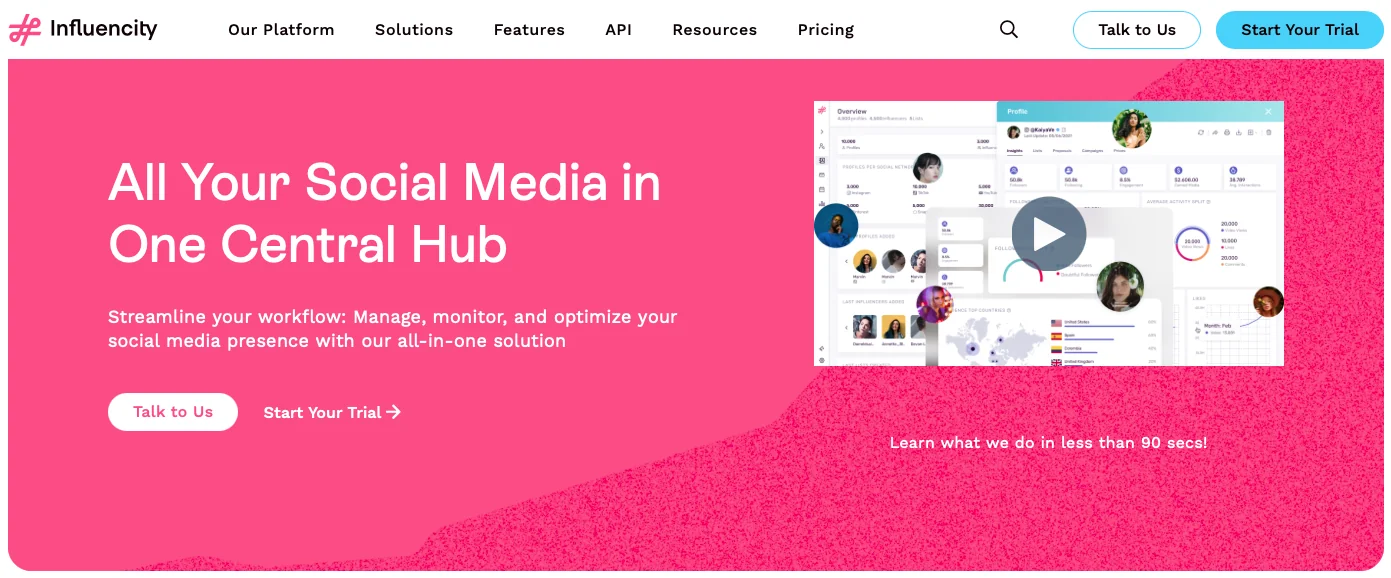 Influencity Influencer Marketing Software